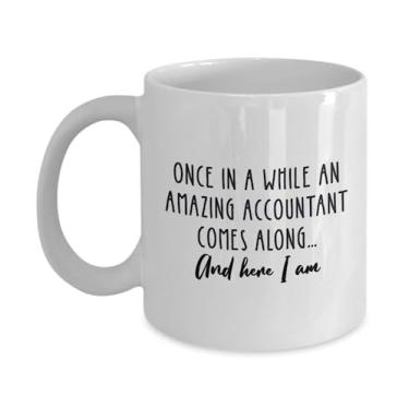 Imagem de Caneca de café incrível de contador, presente de contador, presente para contador, presentes de contador para amigos, presente de agradecimento do contador, ideia de presente de aniversário de Natal (325 ml)