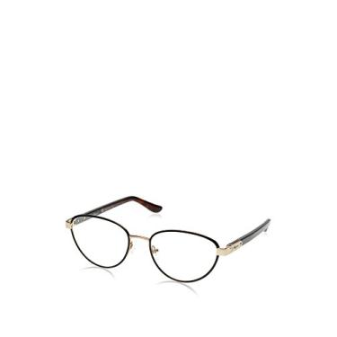 Imagem de Salvatore Ferragamo SF2145-706 Shiny Amber Gold Brown Oval Women's Eyeglasses