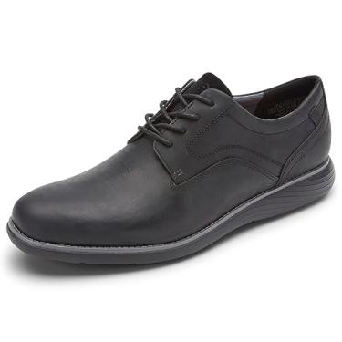Imagem de Rockport Sapato Oxford masculino Garett bico liso, Preto, 7.5 Wide
