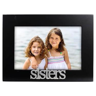 Imagem de Malden International Designs Sisters Expressions Porta-retrato 10 x 15 cm, preto