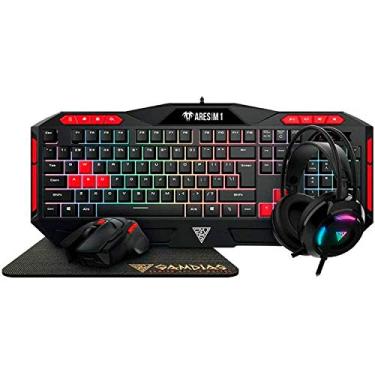 Imagem de KIT GAMER TECLADO + MOUSE + HEADSET + MOUSE PAD GAMDIAS POSEIDON M2 (US)