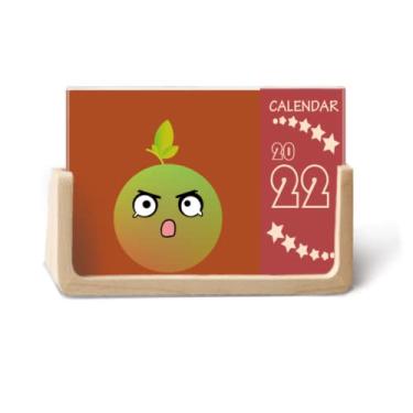 Imagem de Calendário de mesa adorável com rosto laranja Injustice 2022 12 meses