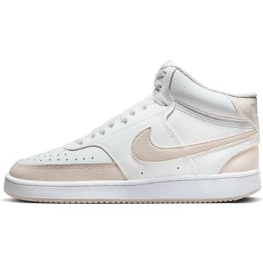 Imagem de Nike Tênis feminino Court Vision Mid, Summit White Light Orewood Brn Branco, 39