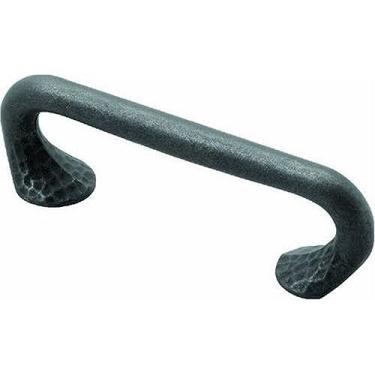 Imagem de Hickory Hardware P2171-BI Puxador de artesão de 7 cm, ferro preto