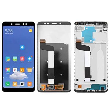 Imagem de SHOWGOOD Tela LCD de 5,99 polegadas para Xiaomi Redmi Note 5 Pro/Redmi Note 5, painel de montagem digitalizador de tela sensível ao toque com moldura (branco com moldura)