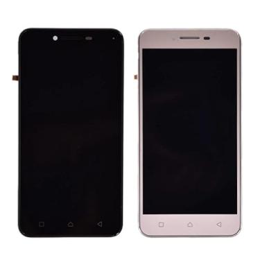 Imagem de SHOWGOOD para Lenovo Vibe K5 Plus A6020 A40 A6020A40 Display LCD e digitalizador de tela sensível ao toque A6020a40 LCD com moldura (branco sem moldura)