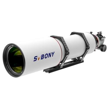 Imagem de SVBONY SV550 APO Telescópio, telescópio refrator apocromático trigêmeo F7 de 122 mm, telescópio astronômico profissional
