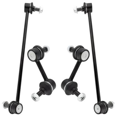 Imagem de YMAUGP Kit de elos de barra estabilizadora dianteira e traseira 4 peças K80256, K80255, K80257 serve para 2004 2005 2006 2007 2008 2009 para Nissan Quest