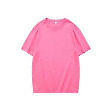 Imagem de NJNJGO Camiseta masculina leve gola redonda básica casual verão manga curta camiseta esportiva, Cor 1, M