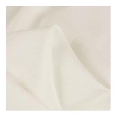 Imagem de Costura e Tecido Pano De Tecido De Algodão Artificial Colorido Por Metro, Tecidos Para Roupas De Costura Diy, Tecidos Bordados, Tecidos Para Artesanato, 18 Cores(Color:Off white)
