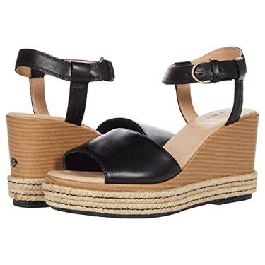 Imagem de Sperry Fairwater Plushwave Sandália alpargata feminina, Preto, 10