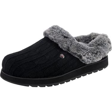 Imagem de BOBS from Skechers Women's Keepsakes Ice Angel Slipper, Black, 5.5 W US