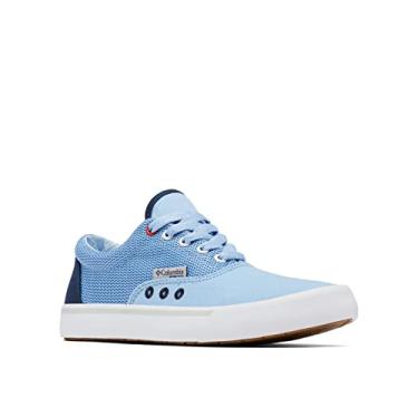 Imagem de Columbia Sapato náutico feminino Slack Water PFG de renda, Ágata azul/azul-marinho universitário, 42