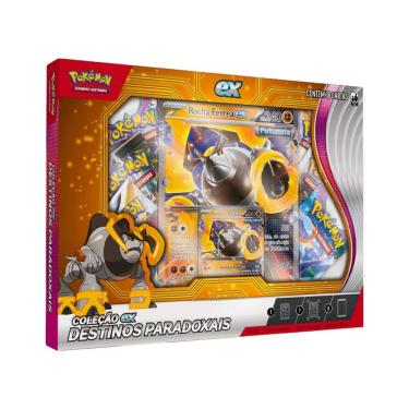 Imagem de Cartas de Pokémon Box Destinos Paradoxais Com 38 Cards Copag