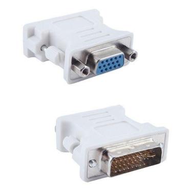 Imagem de Adaptador Dvi-i 24+5 Pinos Macho P/ Vga 15 Pinos Femea - It Blue