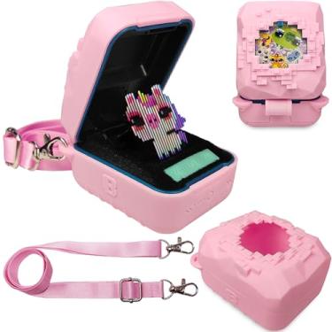 Imagem de JCHPINE Capa de Silicone para Bitzee Magicals - Case Protetora para Brinquedo Interativo Digital Animal de Estimação e Estojo, Rosa