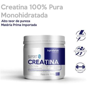 Imagem de Creatina 100% pura suport 100g - inprofarlab super foods