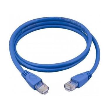 Imagem de Patch Cord Cat-5 Rígido 2,1 Metros Interneed, Azul