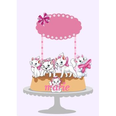 Imagem de Topo de bolo gata marie - MARILINDA