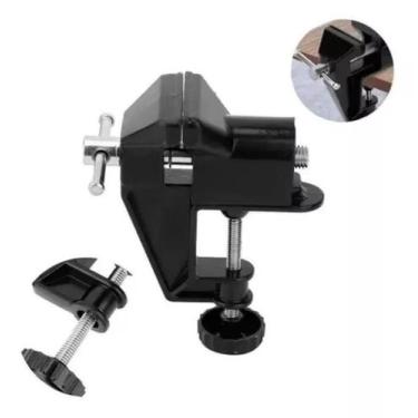 Imagem de Mini Torno Morsa De Bancada Base Fixa 45Mm Hutz