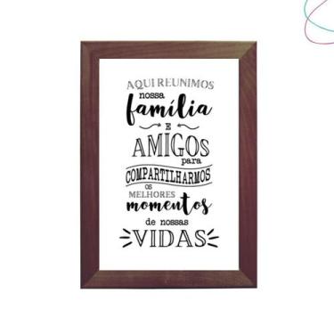 Imagem de Quadro decorativo área gourmet aqui reunimos nossa família - Creative 