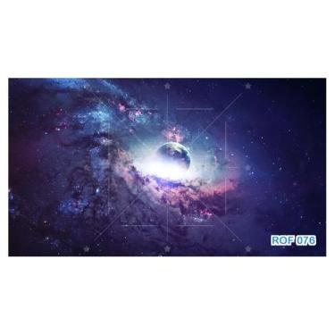 Imagem de Papel De Teto Céu Espaço Estrelas Planetas 3,5M Rof76 - Você Decora