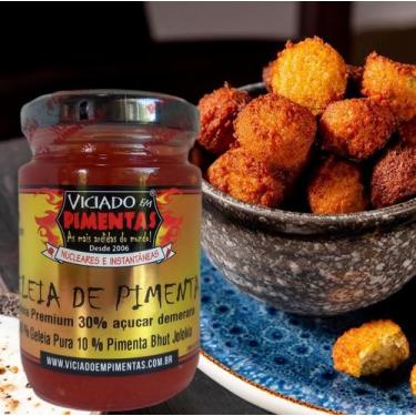 Imagem de Geleia De Pimenta 30% De Açúcar Demerara 10% De Bhut Jolokia - VICIADO