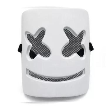 Imagem de Máscara Led Neon Marshmallow Controlador Halloween Dj Festa - Mhr