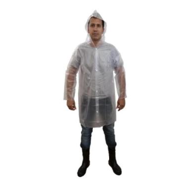 Imagem de Capa de chuva pvc incolor 020 ca 28450 brascamp , M