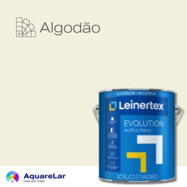 Imagem de EVolution Acrílico Leinertex Fosco 3,6L, ALGODÃO, 3,6L