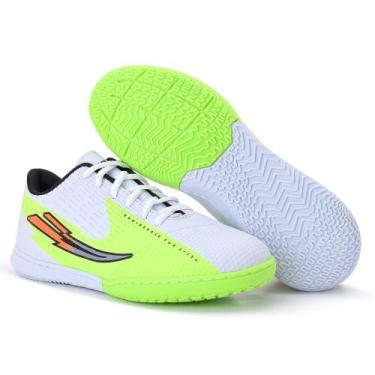 Imagem de chuteira futsal cano baixo - Impulso, Branco amarelo, 38