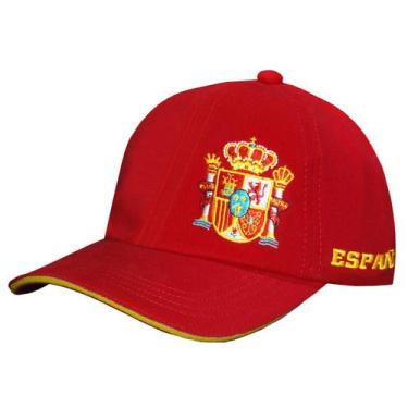 Imagem de Boné Espanha 1986 Liga Retrô  Vermelho