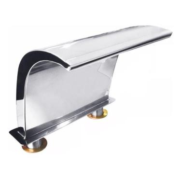 Imagem de Cascata Banheira Spa Aço Inox Polido 19cm Pronta Entrega - Globalmar, 