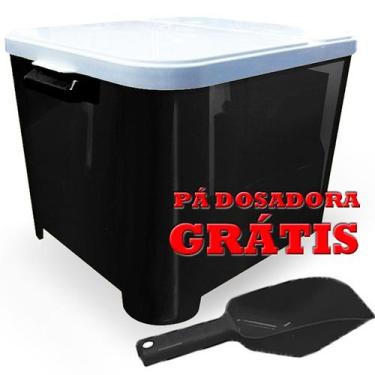Imagem de Kit Dog Ultracompra Canister 15Kg com Pá Black - Furacão Pet