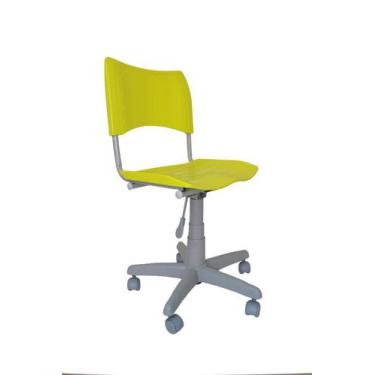 Imagem de Cadeira Giratoria Turim Secretaria BC - Maiart, Amarelo Limão