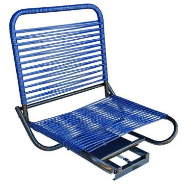Imagem de Cadeira Confort Master Pescador (acima De 100 Kg) Azul - Riomar Equipe