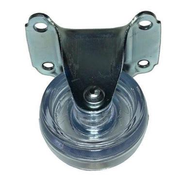 Imagem de (4pçs) Rodizio Fixo Roda 41mm San Incolor Placa 4 Furos - ABCMAIOR