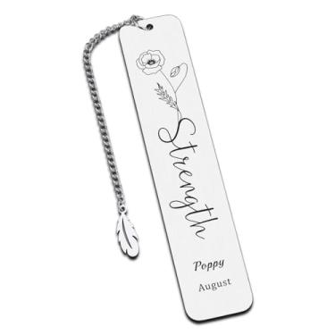 Imagem de Marcadores de livro para amigas, melhor amiga, irmã, presente de aniversário exclusivo, flor de nascimento, presente de aniversário para mulheres, marca de livro para amizade, amante de livros,