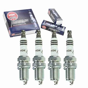 Imagem de 4 velas de ignição NGK Iridium IX compatíveis com Nissan 240SX 2.4L L4 1991-1998