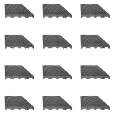 Imagem de Kit 12un Estrado para Câmara Frigorífica Reforçado Croplastic 50x25x2,