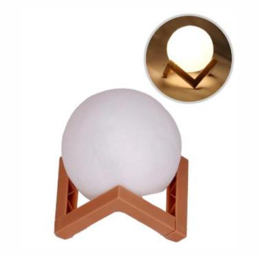 Imagem de Luminária Lua com Suporte Decoração de ambiente à Bateria - Arts