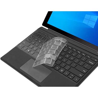 Imagem de Capa para teclado Microsoft Surface - película transparente ultrafina, acessório para Surface Pro 7, 6, 5, 4 - layout dos EUA
