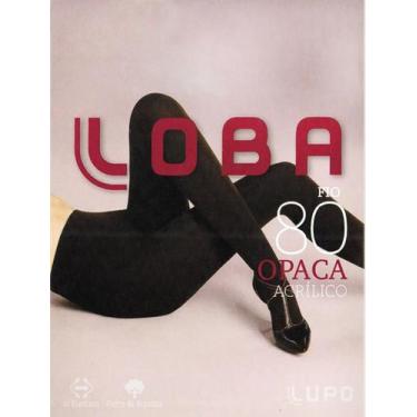 Imagem de Meia Calça Loba Fio 80 Acrílico Grossa Inverno Frio - Lupo, Preto, G