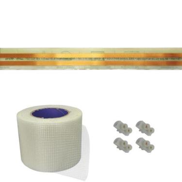 Imagem de Kit Eletrofita 2 Pistas 15m 10A + Malha + Conector - Eletrofitas