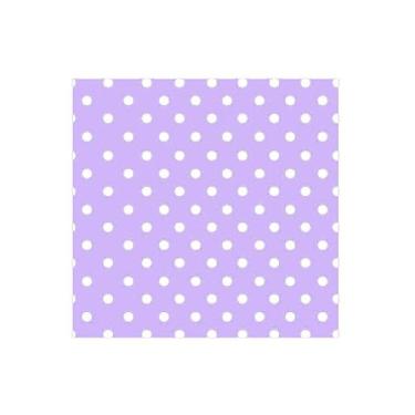 Imagem de Fundo para Docinhos Poá Lilás e Branco Quadrado - 8cm - Curifest