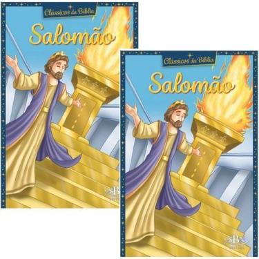 Imagem de Combo 2 Livros Clássicos da Bíblia: Salomão  Infantil  SBN