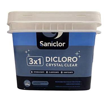 Imagem de Cloro Dicloro 3x1 Crystal Clear Saniclor 10kg