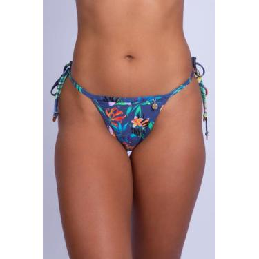 Imagem de Biquini Calcinha Fio Dental String Avulso - Stella Bernardi, M, Azul e