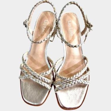 Imagem de Sandália Lia Line Salto Bloco Feminina-Feminino