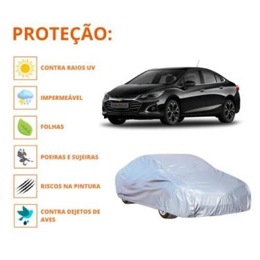 Imagem de Capa Cobrir Carro Crevrolet Cruze Com Proteção Impermeável - Mosaner S